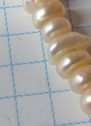 Ожерелье розовый жемчуг. 4