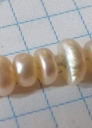 Ожерелье розовый жемчуг. 5