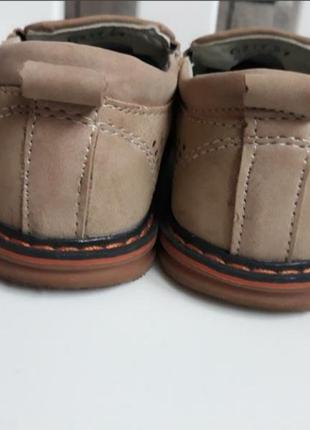Легкие кожаные туфли лоферы мокасины4 фото