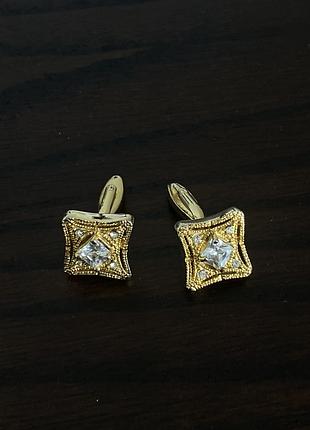 Запонки позолочені (унісекс)