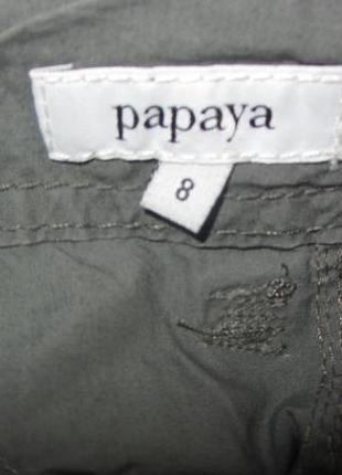 Брюки=бриджи с вышивкой роза на кармашке 2