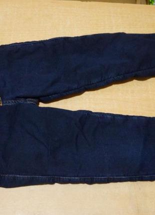Джинсові штани утепленні на флісі 3-5 років джинси джинси утеплені джинсові штани на флісі3 фото