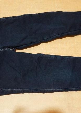 Джинсові штани утепленні на флісі 3-5 років джинси джинси утеплені джинсові штани на флісі7 фото