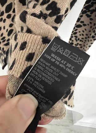 Кардиган кофта тигровий светр на ґудзиках zara m&s4 фото
