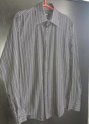 Сорочка у смужку hugo boss р. 41/16