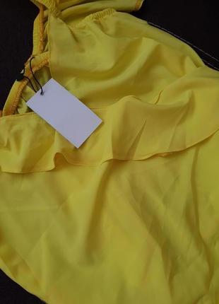 Яркое желтое лимонное платье5 фото