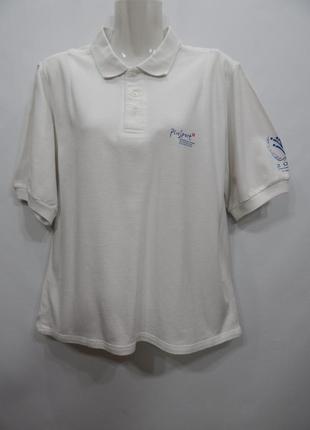 Футболка - поло  женская трикотажная  50-52 р. 050жф (только в указанном размере, только 1 шт)