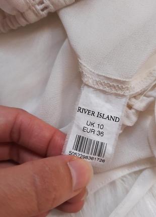 2 вещи по цене 1. легкая нежная белая шифоновая блуза без рукава с кружевом chelsea girl6 фото