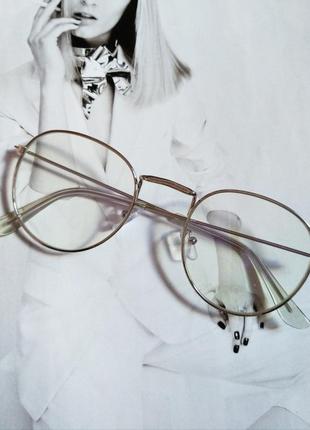 Ретро іміджеві окуляри №2 графіт2 фото