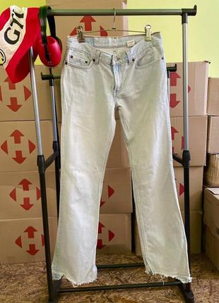 Женские винтажные широкие джинсы levis 518 made in usa