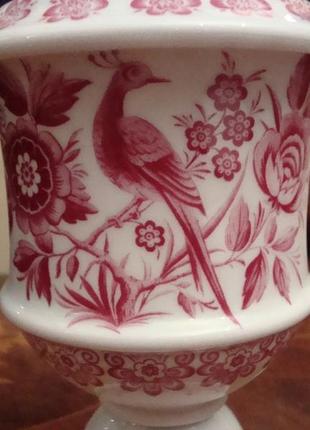 Старовинна табакерка райський птах фарфор баварія німеччина