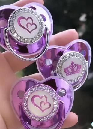 Соска/ пустышка со стразами 5