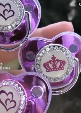 Соска/ пустушка зі стразами 2