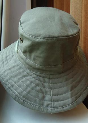 Шляпа панама cape union hat cotton хаки олива (m)6 фото
