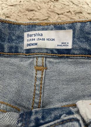 Джинсовые шорты bershka2 фото