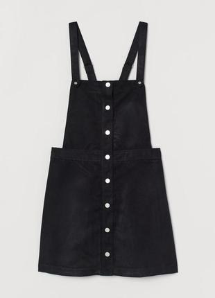 Новый чёрный сарафан h&m комбинезон