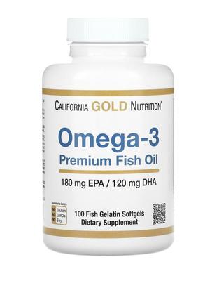 Риб'ячий жир від california gold nutrition омега 3