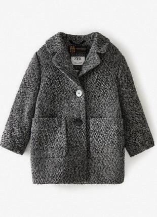 Шикарне лімітоване вовняне пальто zara manteco