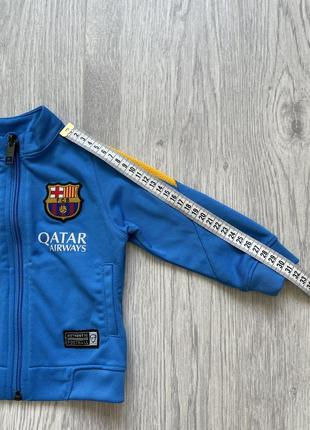 Крута спортивна кофта олімпійка barcelona nike dry-fit 6-9міс5 фото