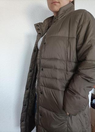 Пальто плащ легкий стьоганий деми куртка, стеганное пальто4 фото