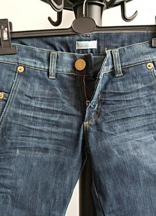Плотные женские джинсовые бриджи капри хлопок pinko donna  оригинал3 фото