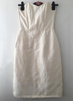 Роскошное нарядное платье на косточках из премиум дорогой ткани шелк натуральный2 фото