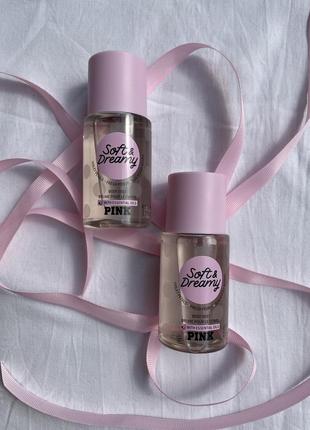 Міні спрей тревел версія 75 мл victoria’s secret pink soft&dreamy