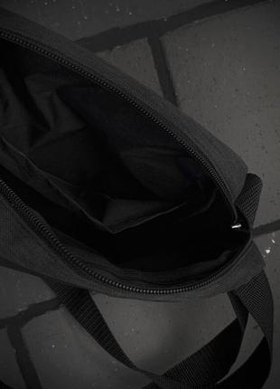 Барсетка  сумка с лого reebok темно-серый меланж2 фото