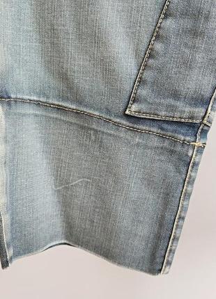 Женские джинсовые бриджи капри хлопок plein sud jeans  оригинал3 фото