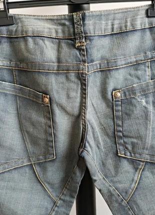 Жіночі джинсові бриджі капрі бавовна plein sud jeans оригінал4 фото