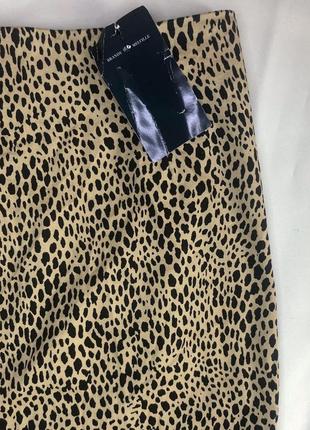 Спідниця у леопардовому принті. юбка леопард4 фото