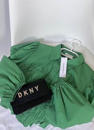 Зелёная рубашка topshop
