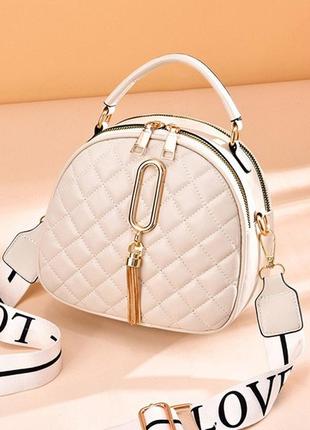 Женская мини сумочка клатч стеганная, маленькая сумка для девушки кожаная модная и стильная5 фото
