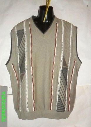 Чоловічий светр — безрукавка roger kent. італія. лот 201