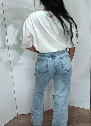 Нові прямі джинси бойфренди pretty little thing, нові з біркою4 фото