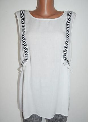 Оригінальна блуза, топ, майка з пензликами f&f