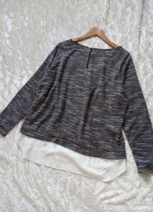 Кофта, блуза, пуловер структурований, у язаний, розмір євро 48/50 (xl), tcm tchibo5 фото