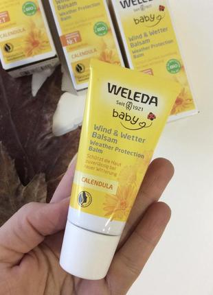 Бальзам weleda calendula wind & weather balsam від негоди з німеччини3 фото