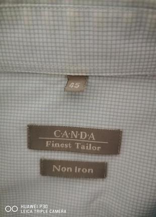 Рубашка мужская canda finest tailor non iron3 фото