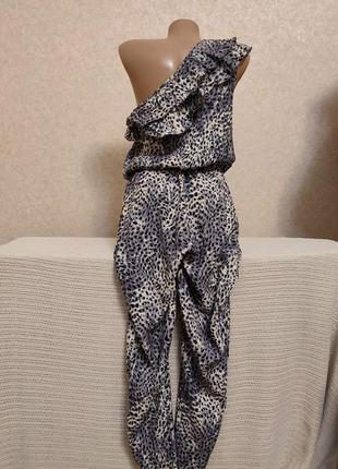 Комбєз/штани жіночий леопардовий принт3 фото