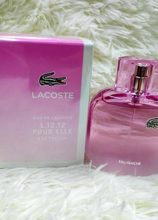 Lacoste eau de lacoste l.12.12 pour elle eau fraiche 💥оригінал 3 мл розпив аромату5 фото