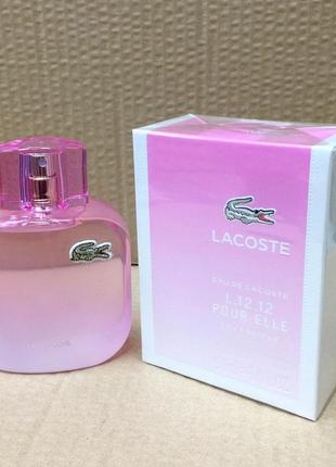 Lacoste eau de lacoste l.12.12 pour elle eau fraiche 💥оригінал 3 мл розпив аромату7 фото