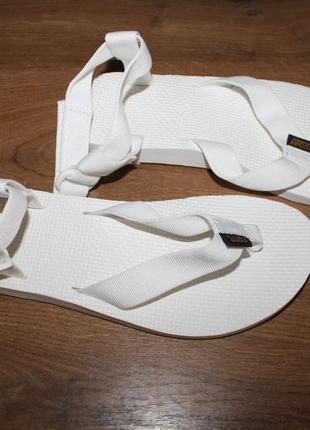 Быстросохнущие сандалии teva original sandal white2 фото