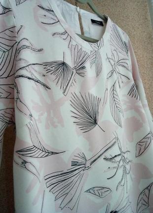 Блуза з принтом autograph з натуральної тканини2 фото