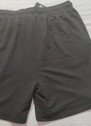 Чоловічі однотонні шорти boohooman, розмір l, чорний10 фото