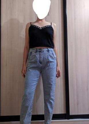 Джинси жіночі мом слоучі джинсы женские слоучи slouchy mom fit7 фото