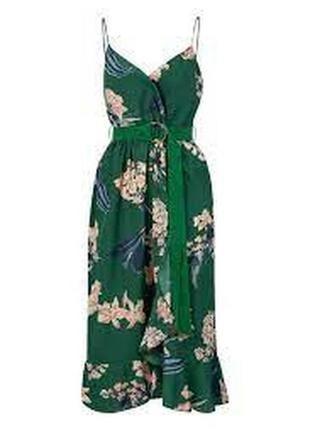 Сукня сарафан смарагдового кольору