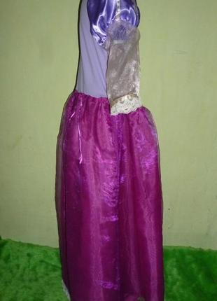 Плаття,сукня рапунцель на 7-8 років5 фото