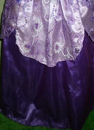Плаття,сукня рапунцель на 7 - 9 років3 фото
