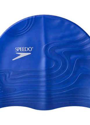 Шапочка для бассейна синяя speedo sp-4